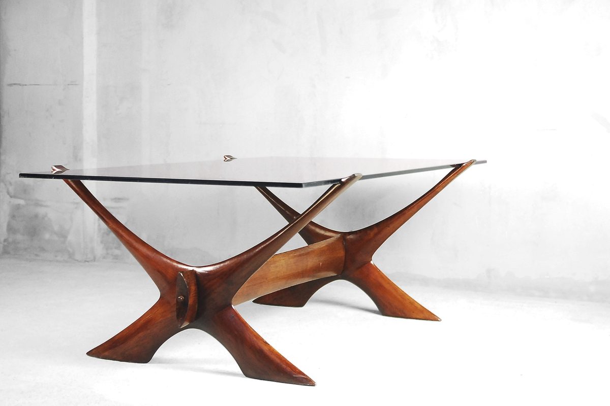 Stół Condor, proj. Fredrik Schriever-Abeln dla Örebro Glass – Mid-Century Modern design od garage garage