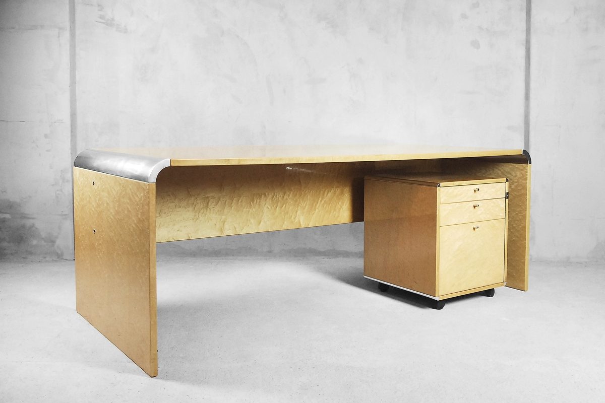 Modernistyczne biurko modułowe, proj. Giovanni Offredi dla włoskiego Saporiti Italia – Italian Design od garage garage