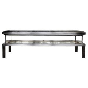 Original Vintage Rare Elegant French Coffee Table with Glass Case by Maison Jansen, 1970s