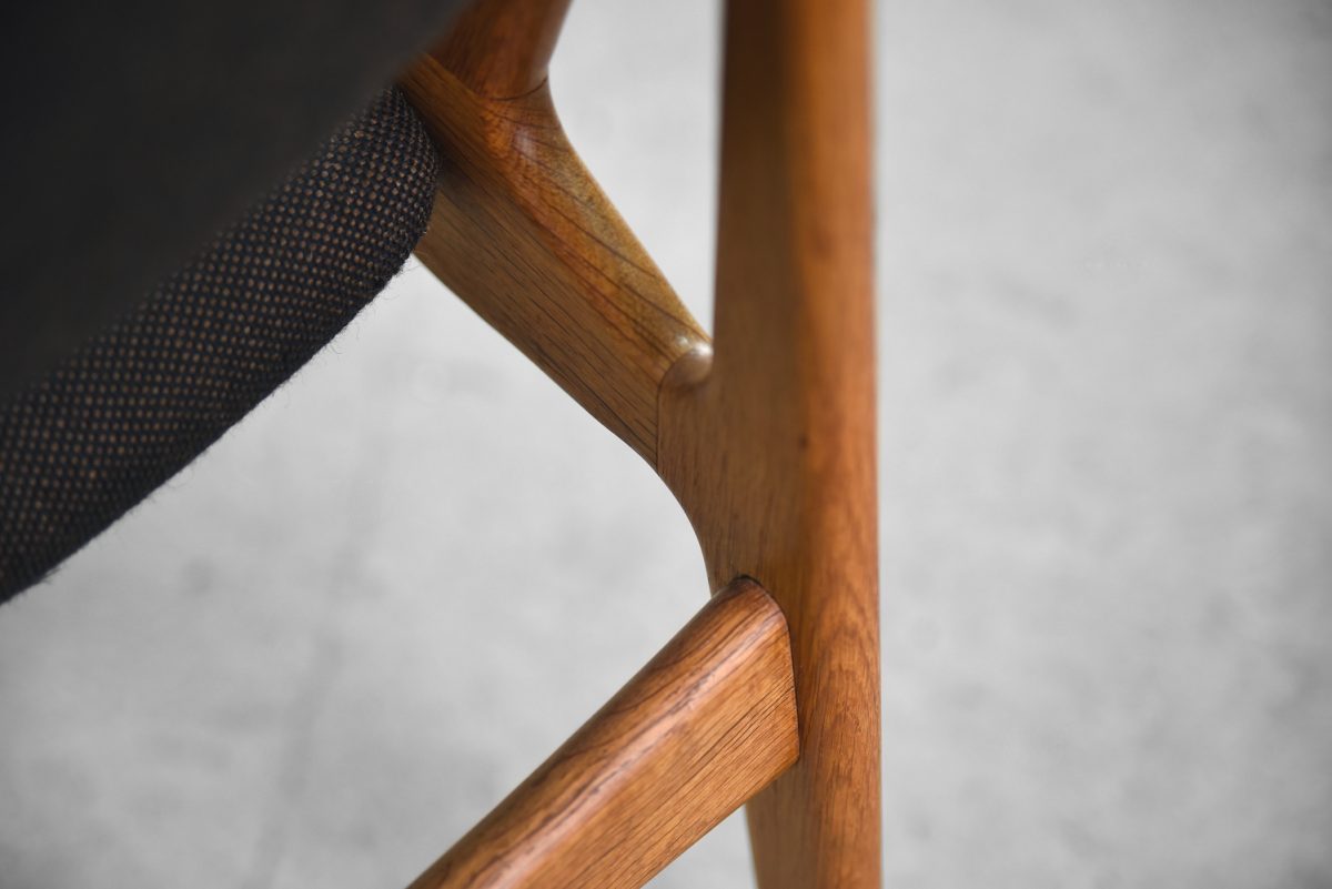 Duńskie krzesło Ella, proj. Arne Vodder, lata 60 - Mid-Century modern design od garage garage