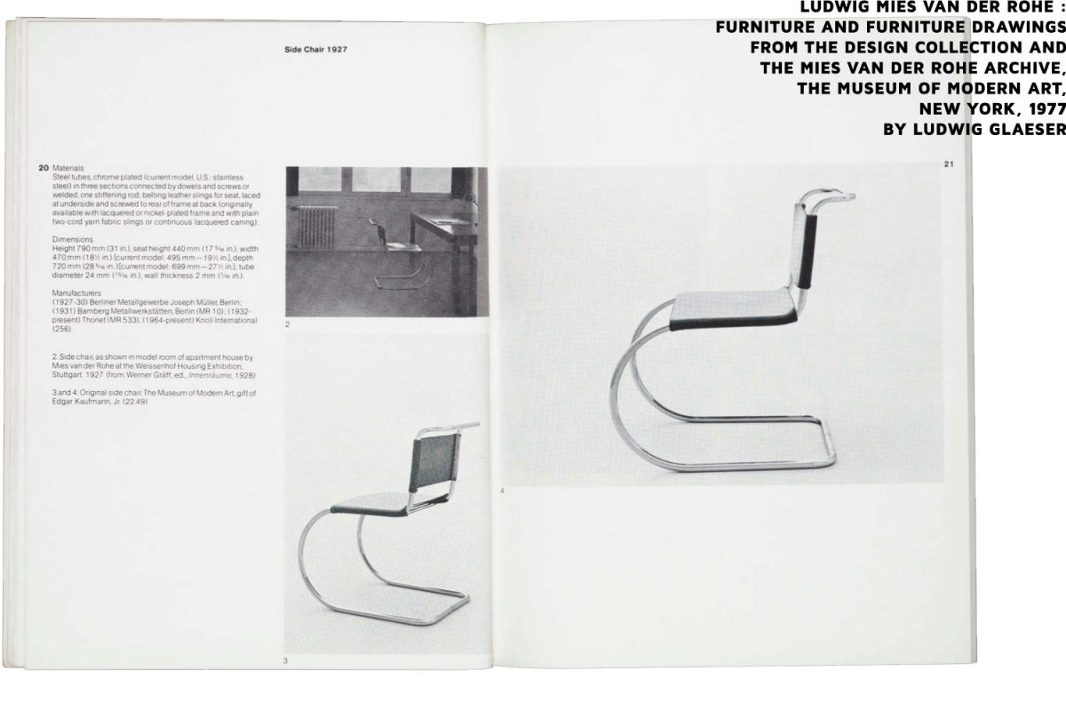 Skórzane Fotele MR10, proj. Ludwig Mies van der Rohe dla Knoll - minimalistyczny design ze szkoły Bauhaus od garage garage