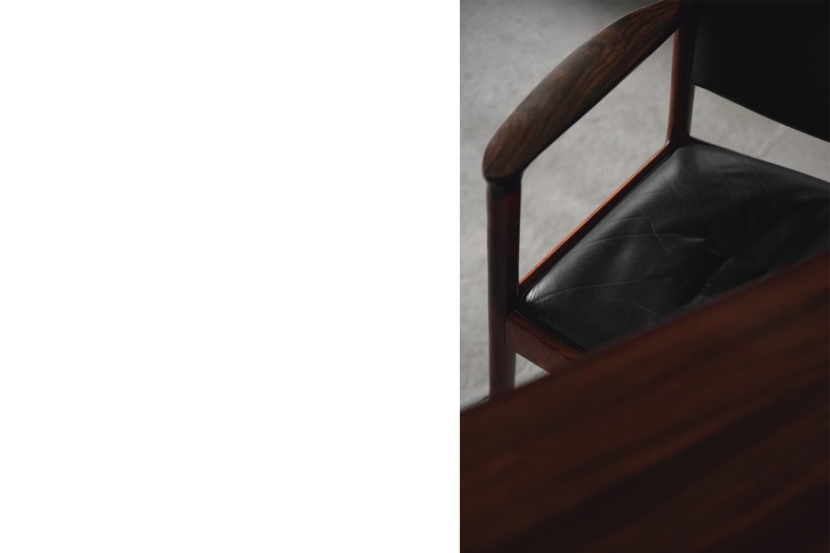 Krzesło do biurka, proj. T. Afdal, lata 60 - Mid-Century Modern design od garage garage