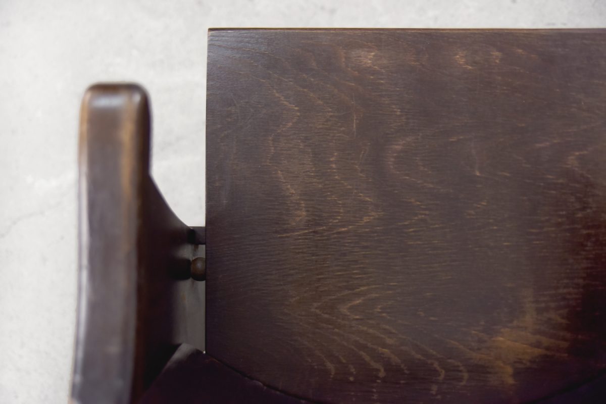 Drewniane krzesła kinowe, Czechosłowacja, lata 30. - Industrial Vintage design od GARAGE GARAGE