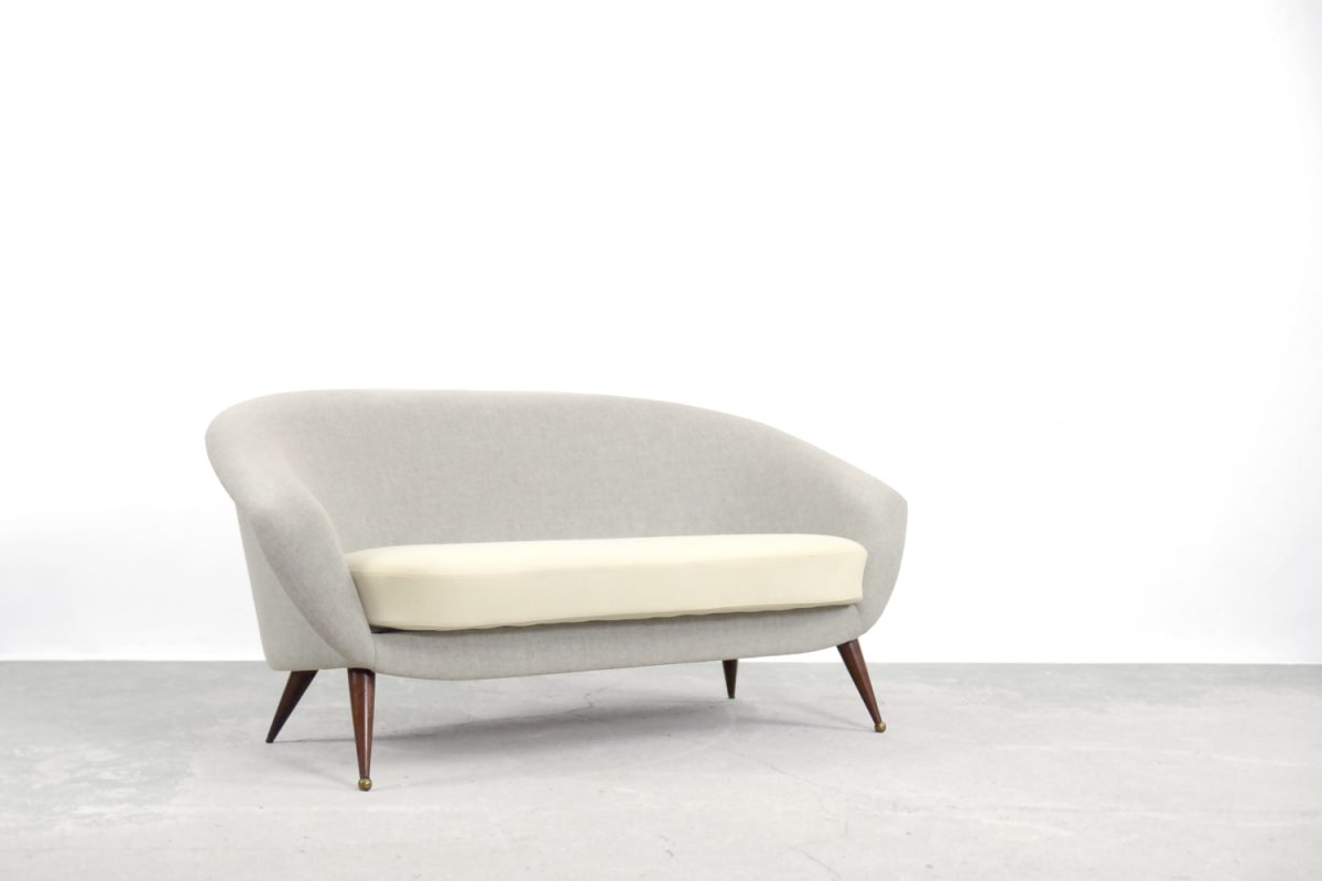 Modernistyczna sofa Tellus, proj. Folke Jansson dla SM Wincrantz, Szwecja, lata 50. - Mid-century Modern design od GARAGE GARAGE