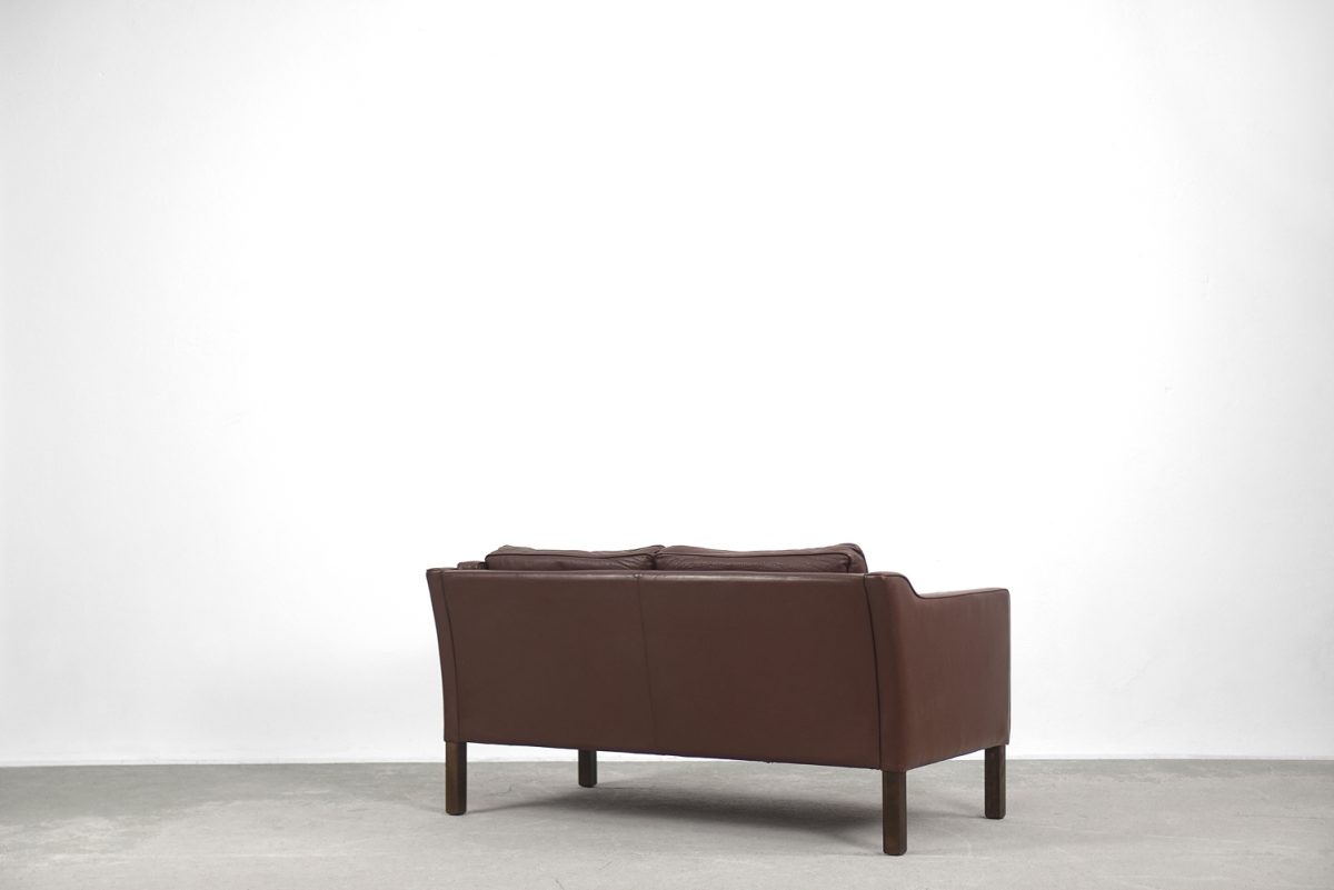 Komplet skórzanych sof, Dania, lata 70. - Mid-Century Modern design od GARAGE GARAGE