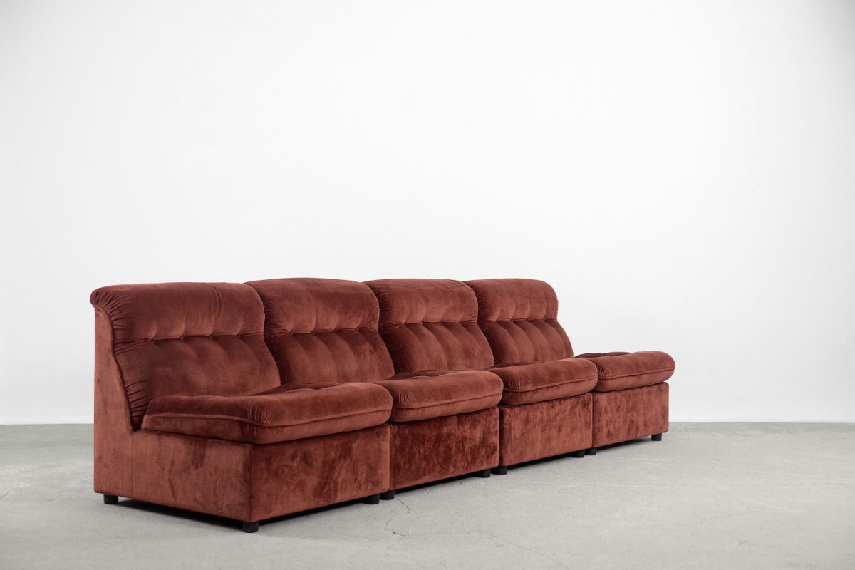Sofa modułowa / Komplet 4 foteli Ulferts, Szwecja, lata 60. - Mid-Century Modern design by GARAGE GARAGE