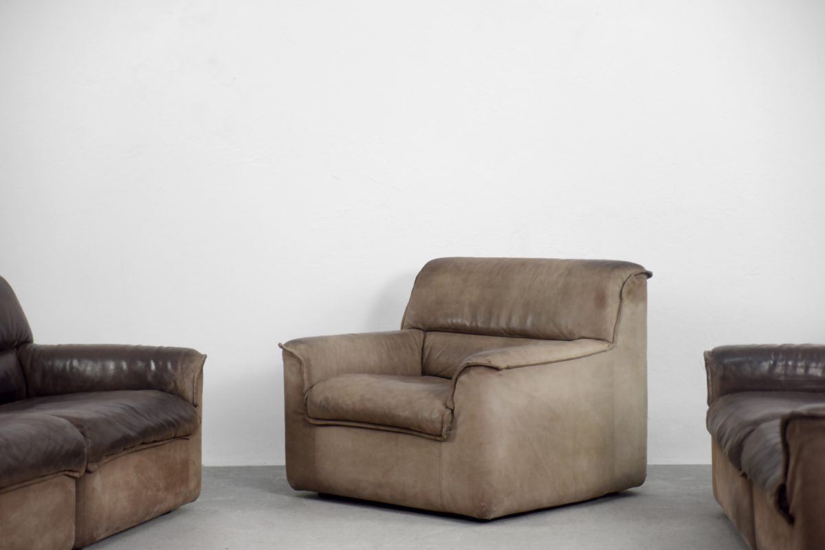 Skórzana sofa modułowa, COR Sitzkomfort, Niemcy, lata 60. - Industrial design od GARAGE GARAGE
