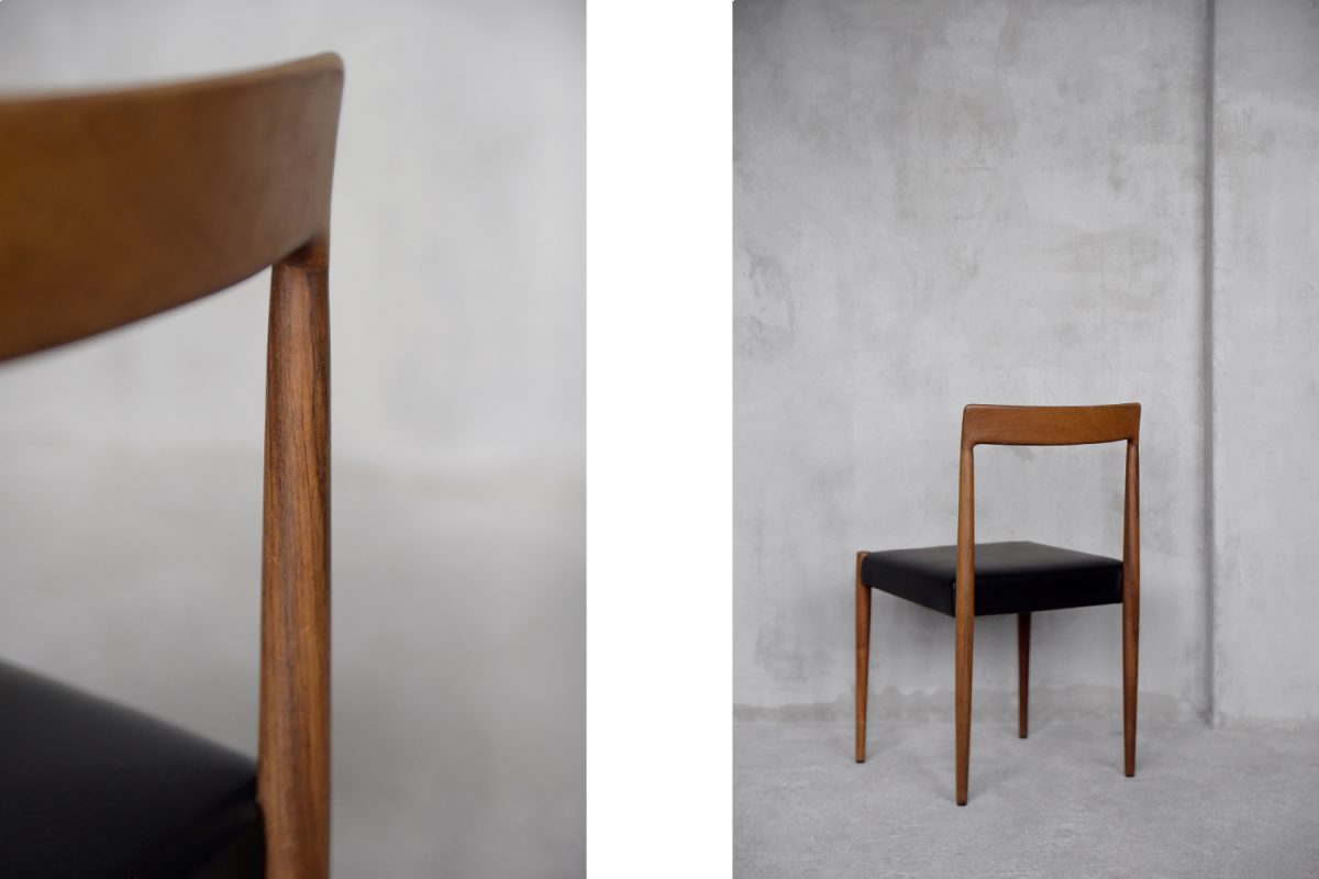 Modernistyczne krzesło tekowe, Lübke, Niemcy, lata 60. - Mid-Century Modern design by GARAGE GARAGE