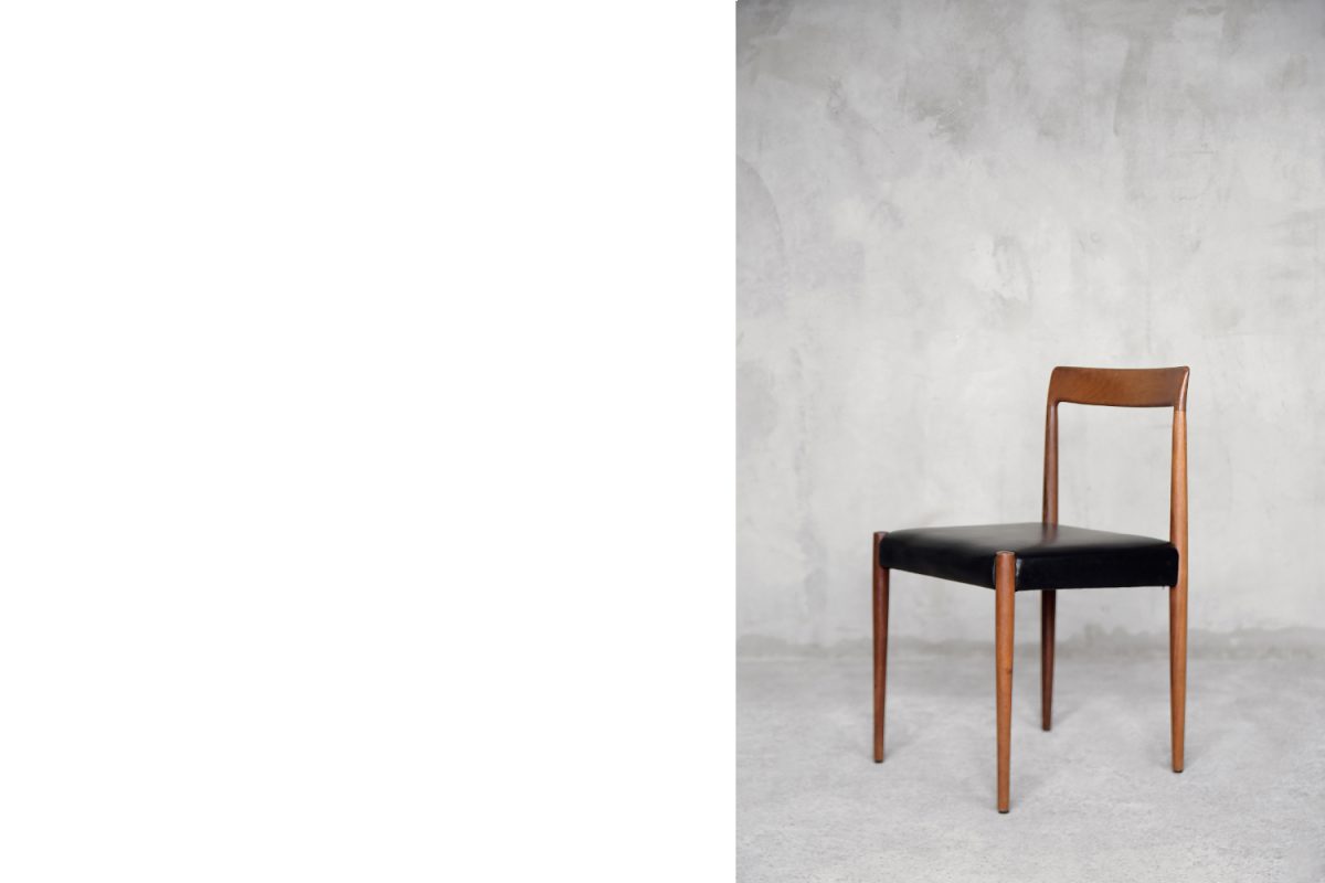 Modernistyczne krzesło tekowe, Lübke, Niemcy, lata 60. - Mid-Century Modern design od GARAGE GARAGE