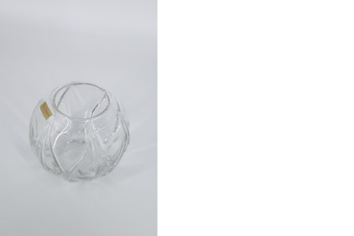 Kryształowy wazon sferyczny, Nachtmann, Niemcy, lata 60. - Mid-Century Modern design by GARAGE GARAGE