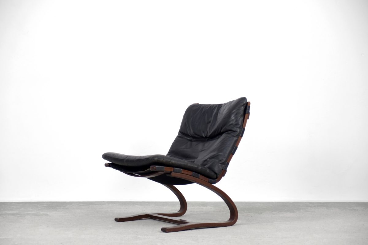 Fotel Siesta, proj. Ingmar Relling dla Westnofa, Norwegia, 1965 - Mid-Century Modern design od GARAGE GARAGE