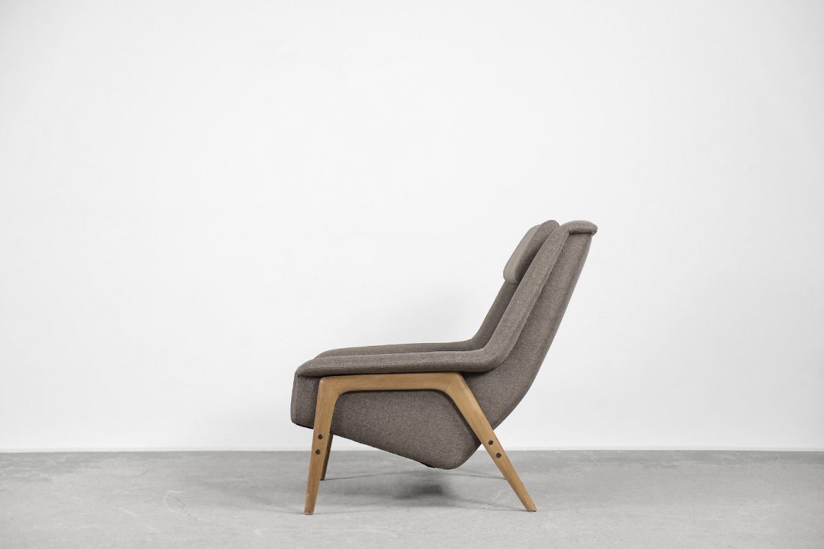Modernistyczny fotel, proj. Folke Ohlsson dla Dux, Ljungs Industrier AB, Szwecja, lata 60. - Mid-Century Modern design od GARAGE GARAGE