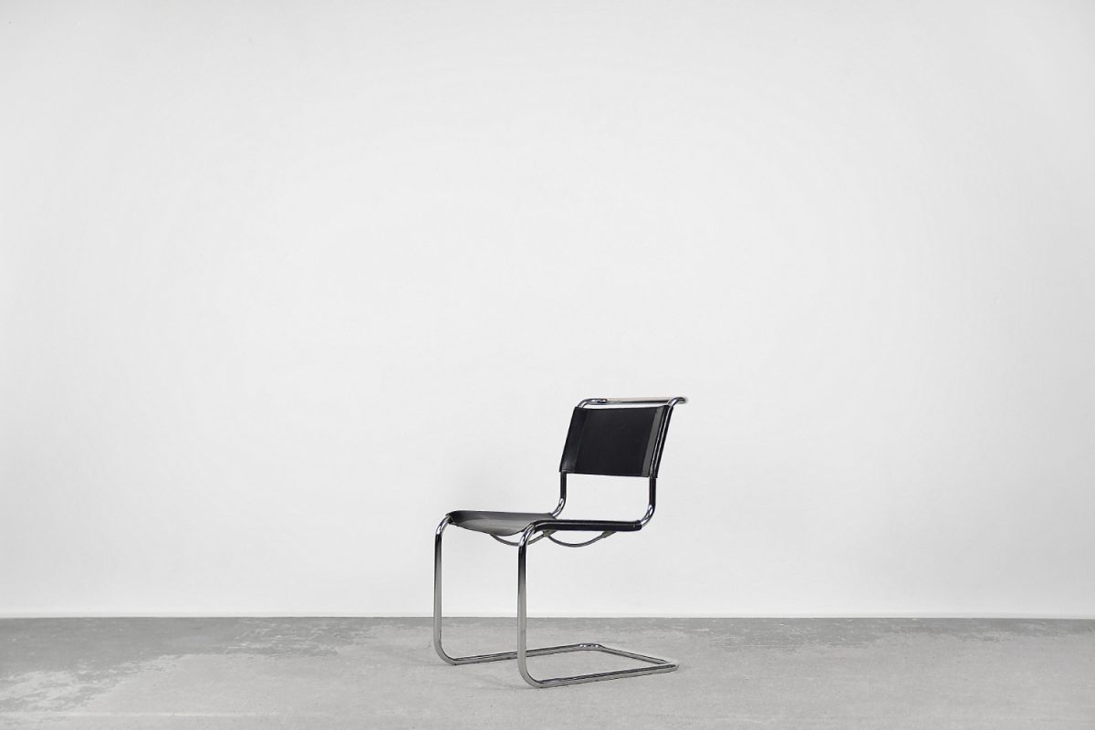Krzesło S33, proj. Mart Stam dla Thonet, Niemcy, lata 60. - Bauhaus design od GARAGE GARAGE