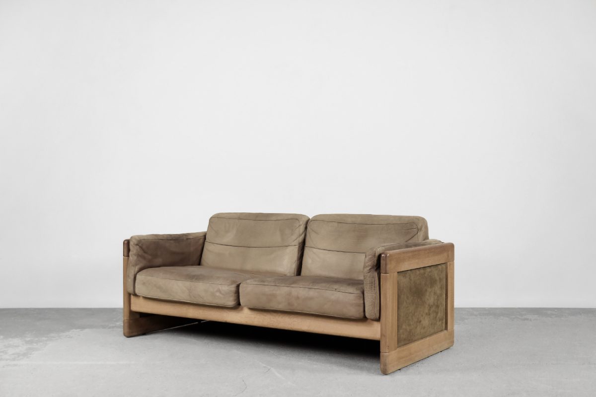 Sofa skórzana, Skandynawia, lata 70. - Mid-Century Modern design od GARAGE GARAGE
