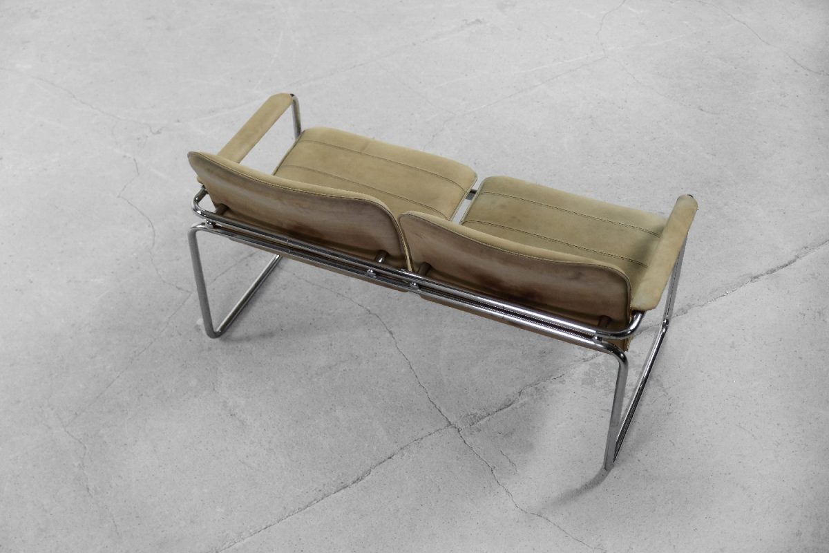 Skórzana sofa dwuosobowa, Niemcy, lata 60. - Mid-Century Modern design by GARAGE GARAGE