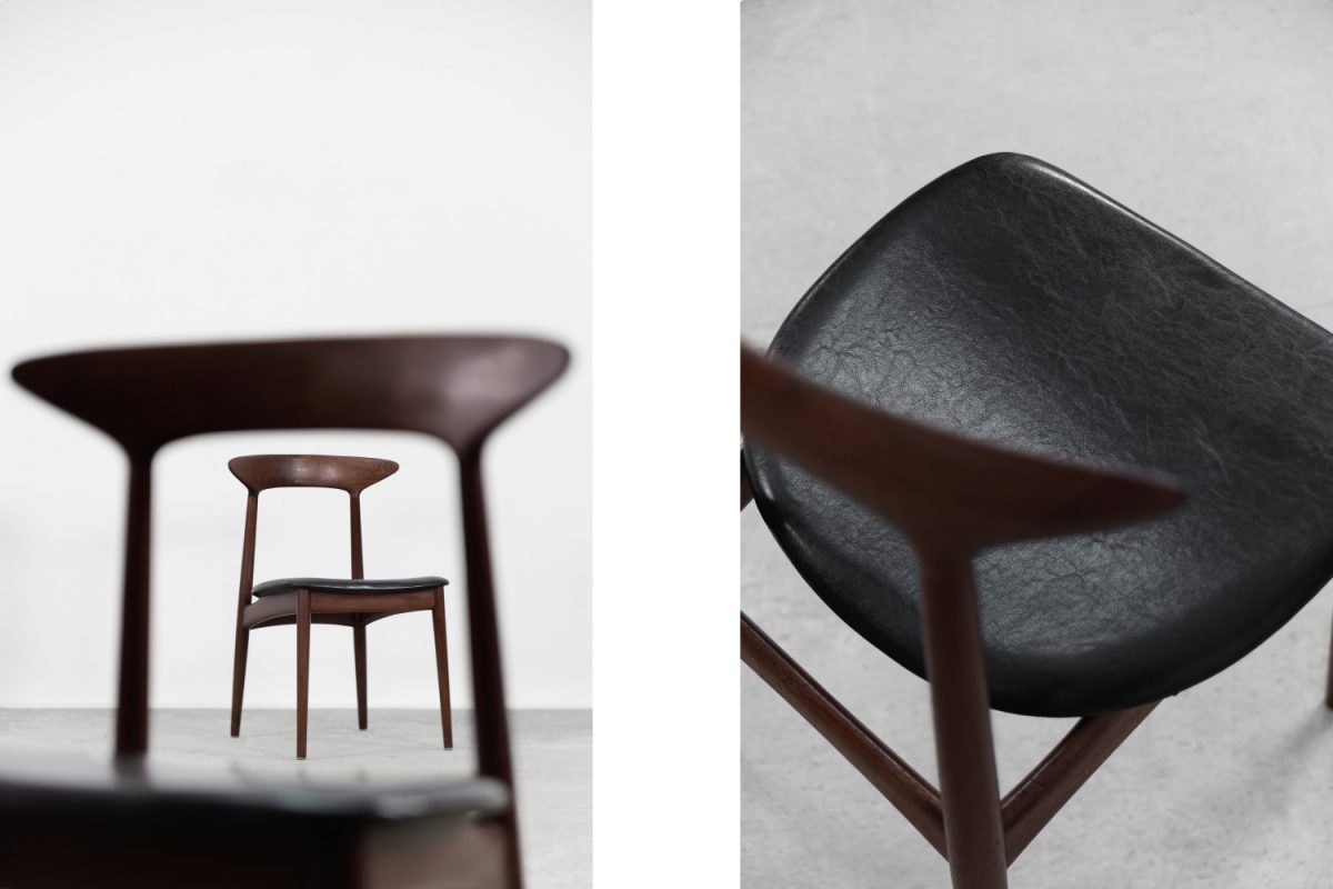 Komplet 6 krzeseł, proj. Kurt Østervig, Dania, lata 60. - Mid-Century Modern design od GARAGE GARAGE