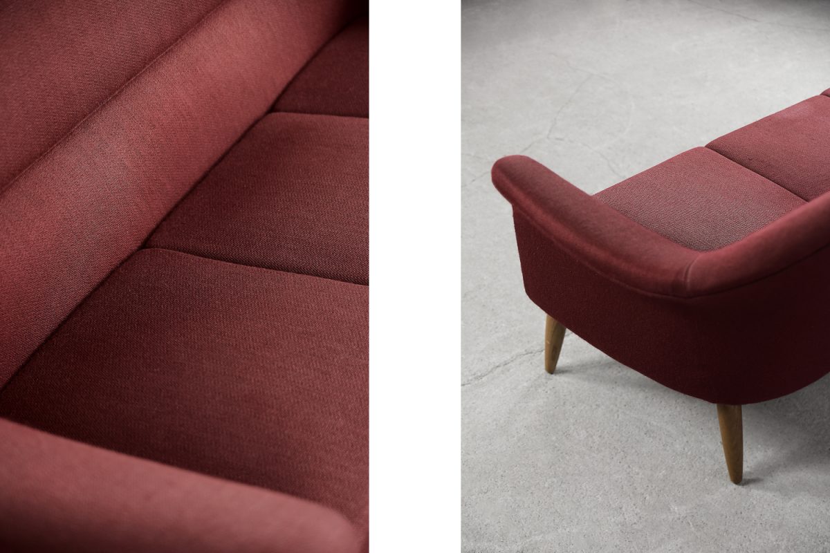 Trzyosobowa sofa, Bröderna Anderssons, Szwecja, lata 50. - Mid-Century Modern design od GARAGE GARAGE