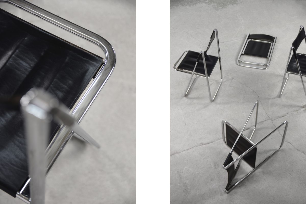 Komplet 4 krzeseł Tamara, Arrben, Włochy, lata 70. - Mid-Century Modern design by GARAGE GARAGE