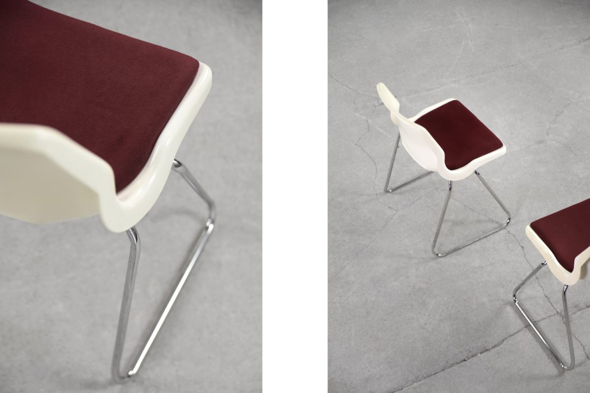 Komplet 5 krzeseł, proj. Svante Schöblom dla Overman, Szwecja, lata 70. - Mid-Century Modern design by GARAGE GARAGE
