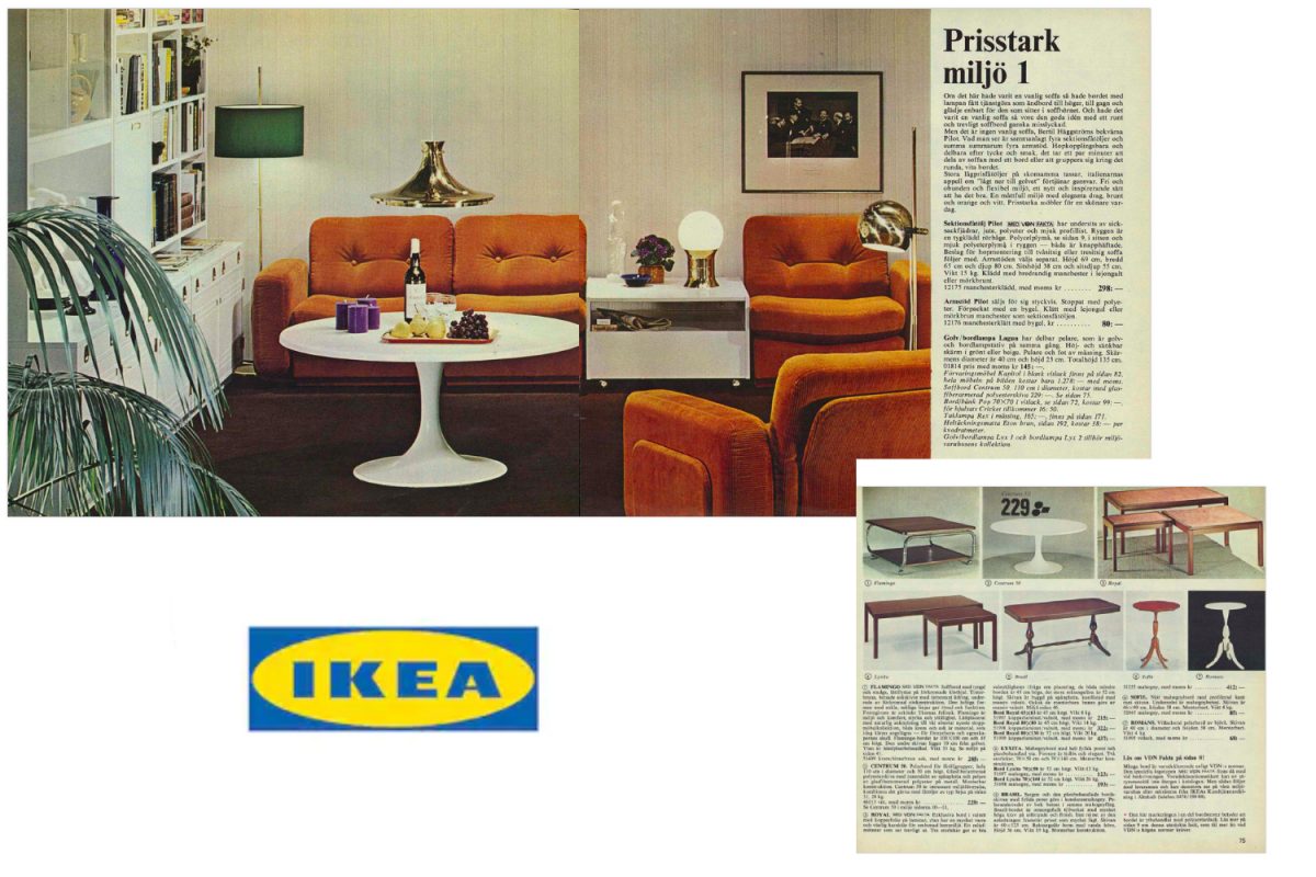 Okrągły stolik Centrum 50, Ikea, Szwecja, 1972 - Mid-Century Modern design od GARAGE GARAGE