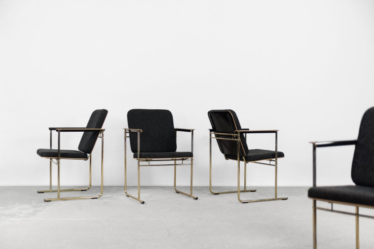 Komplet 4 krzeseł Skaala, proj. Yrjö Kukkapuro dla Avarte, Finlandia, lata 80. - Mid-Century Modern design od GARAGE GARAGE