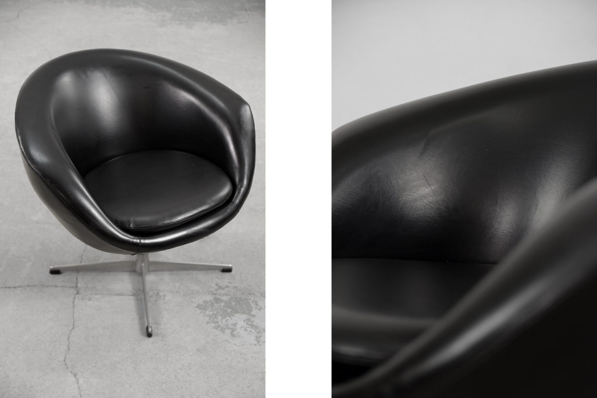 Fotel obrotowy Rondo, S.M. Wincrantz, Szwecja, lata 60. - Mid-Century Modern design by GARAGE GARAGE