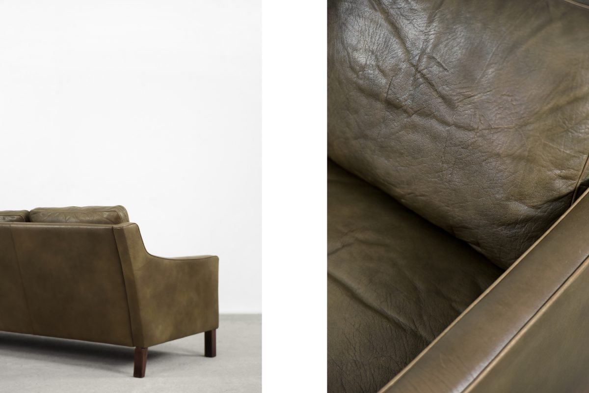 Skórzana sofa President, proj. Ingemar Thillmark, OPE Möbler, Szwecja, lata 60. - Mid-Century Modern design by GARAGE GARAGE