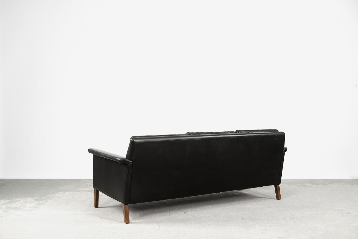 Skórzana sofa trzyosobowa, Mio, Dania, lata 60. - Mid-Century Modern design by GARAGE GARAGE