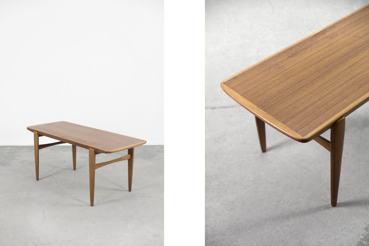 Tekowy stolik kawowy, Szwecja, lata 60. - Mid-Century Modern design by GARAGE GARAGE
