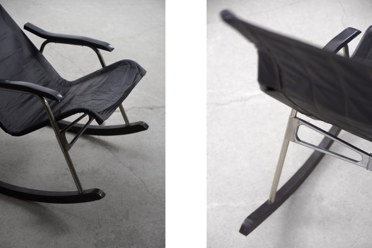 Fotel bujany, proj. Takeshi Nii, lata 50. - Mid-Century Modern design od GARAGE GARAGE