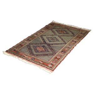 Vintage Hand-Woven Oriental Shiraz Rug, 1960s
