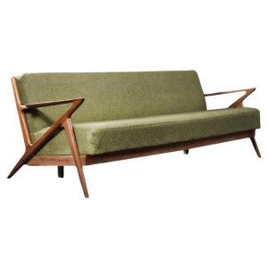 Vintage Mid-Century Danish Modern 3-Seater Z-Sofa by Poul Jensen for Selig Furniture, 1950s