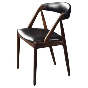 Vintage Mid-Century Danish Modern Teak Office Chair Model 31 by Kai Kristiansen for Schou Andersen Møbelfabrik, 1957