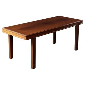 Vintage Mid-Century Scandinavian Modern Mahogany Coffee Table by Tranås Möbelfabrik AB, 1950s