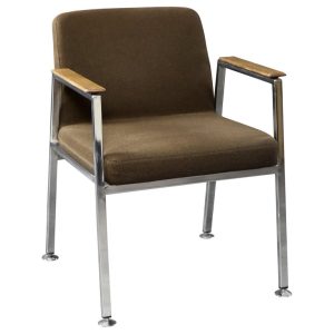 Vintage Mid-Century German Modern Brown Conference Chair from Drabert, 1970s