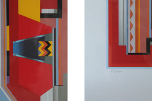 Serigrafia barwna – Peder Duke – Kompozycja – 1992