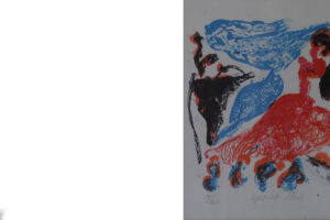 Litografia kolorowa – Paul Holsby – Spansk dans – 1967