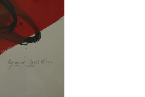 Kolorowa litografia – Gérard Gosselin – Hommage à Lorca –1986