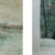 Litografia na tkanym papierze – Bernard Gantner – Lac Hivernal Aux Voges – lata 70
