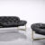 Skórzana sofa – proj. John-Bertil Häggström dla Swed-Form – Szwecja – lata 70