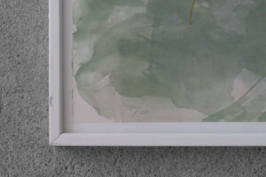 Kolorowa litografia – Lennart Aschenbrenner – Composition with stick – 1986