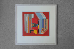 Serigrafia barwna – Peder Duke – Kompozycja – 1992