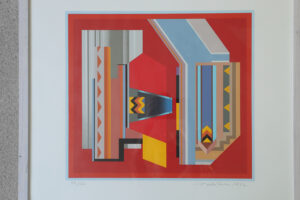 Serigrafia barwna – Peder Duke – Kompozycja – 1992