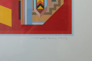 Serigrafia barwna – Peder Duke – Kompozycja – 1992