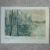Litografia na tkanym papierze – Bernard Gantner – Lac Hivernal Aux Voges – lata 70
