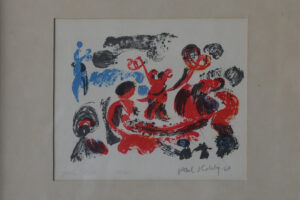 Litografia kolorowa – Paul Holsby – Yster lek – 1967