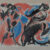 Litografia kolorowa – Paul Holsby – Bergets röda – 1963