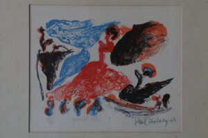 Litografia kolorowa – Paul Holsby – Spansk dans – 1967
