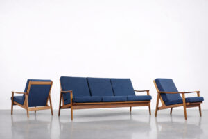 Komplet wypoczynkowy Mid-Century Modern – Parker Furniture – Australia – 1956 rok