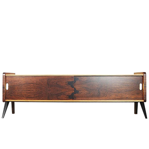 Skandynawski sideboard z palisandrowym frontem – Szwecja – lata 60